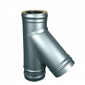 ТиС Тройник Термо 45* ТРТ-Р 150/210 AISI 430 0,8 мм/ 430 0,5 мм