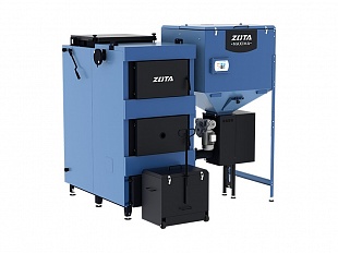 Автоматический Котел ZOTA Maxima 200, бункер 1250 л, один шнек