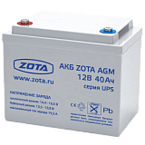 АКБ ZOTA AGM 40-12